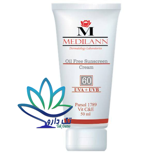 کرم ضد آفتاب رنگی مدیلن SPF60 مناسب پوست چرب